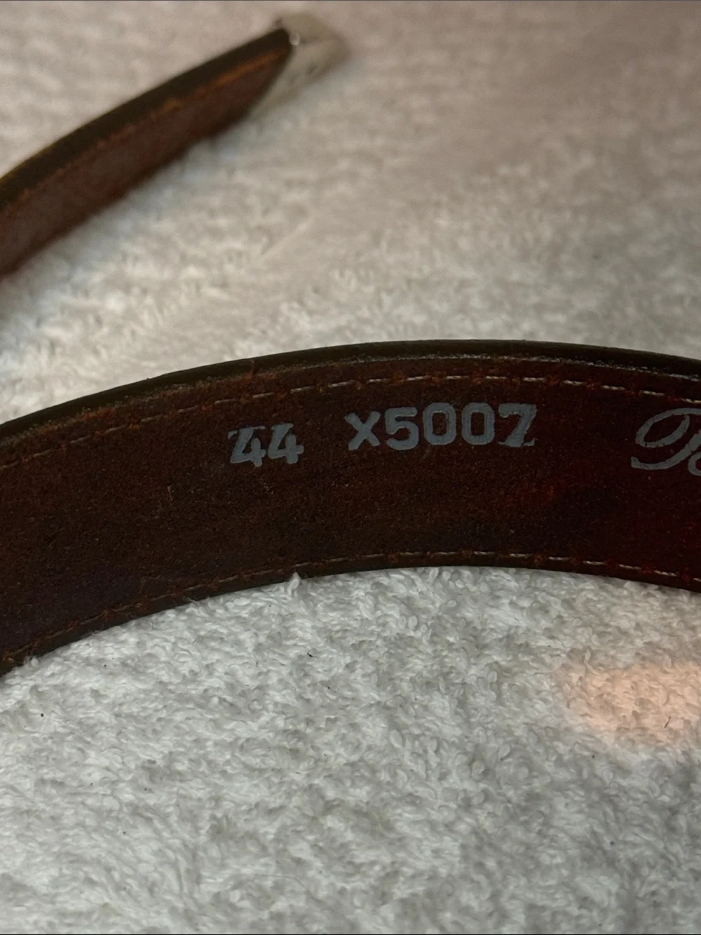 Brighton Burgundy Leather Belt with Silver-Tone Accents